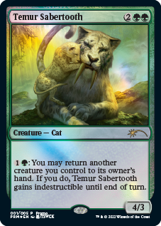 Temur Sabertooth [Year of the Tiger 2022] | North Valley Games