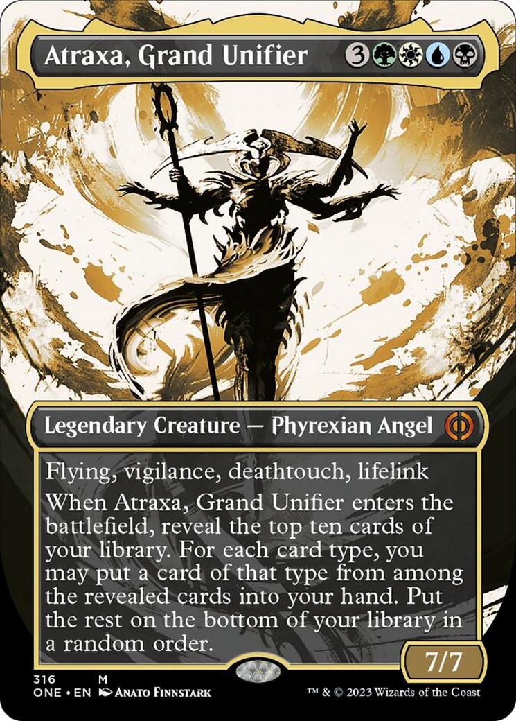 Atraxa, Grand Unifier (Borderless Ichor) [Phyrexia: All Will Be One] | North Valley Games