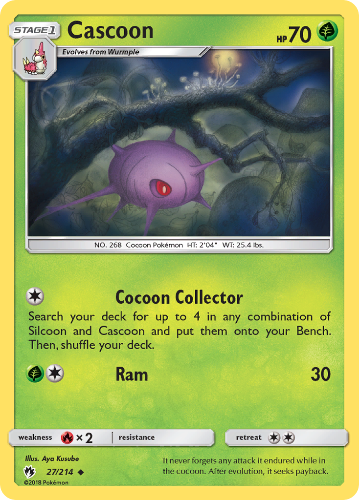 Cascoon (27/214) [Sun & Moon: Lost Thunder] | North Valley Games