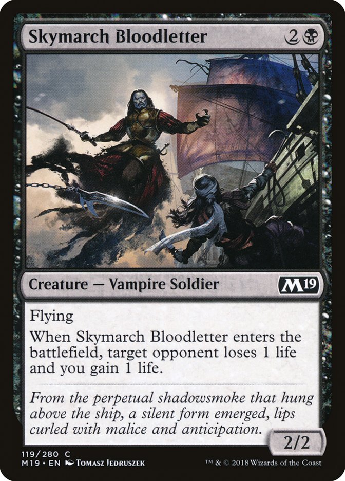 Skymarch Bloodletter [Core Set 2019] | North Valley Games
