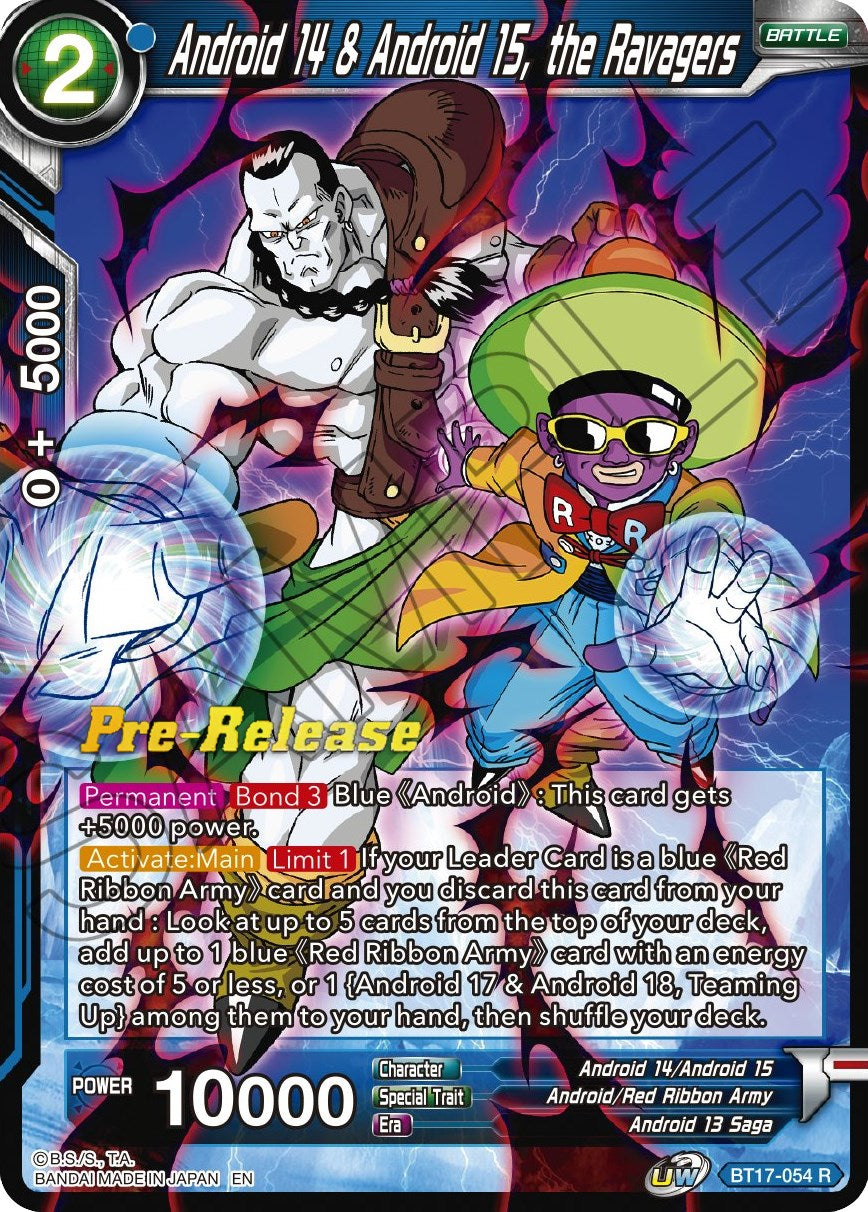 Android 14 & Android 15, the Ravagers (BT17-054) [Ultimate Squad Prerelease Promos] | North Valley Games