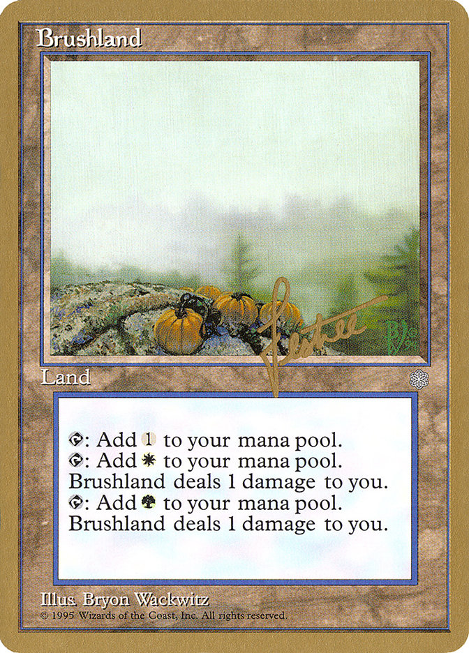 Brushland (Bertrand Lestree) [Pro Tour Collector Set] | North Valley Games