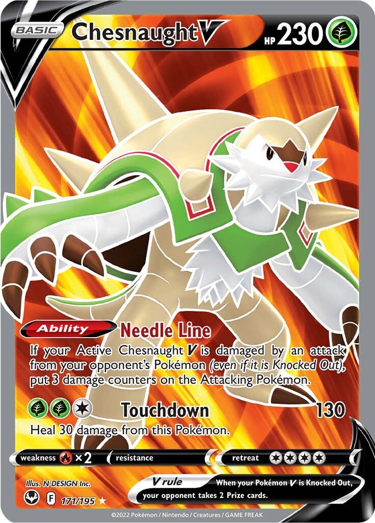 Chesnaught V (171/195) [Sword & Shield: Silver Tempest] | North Valley Games
