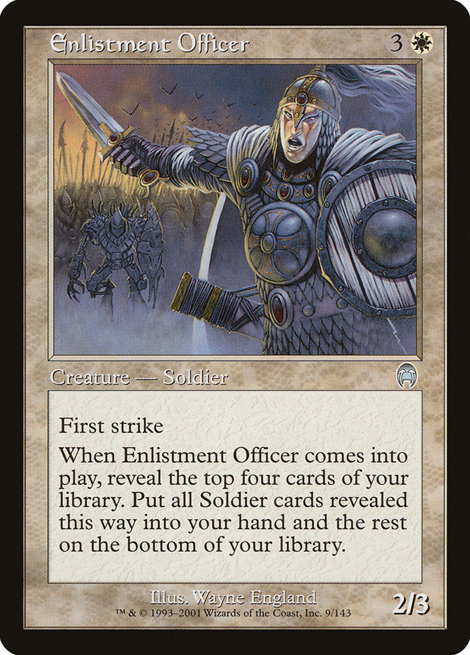 Enlistment Officer [Apocalypse] | North Valley Games