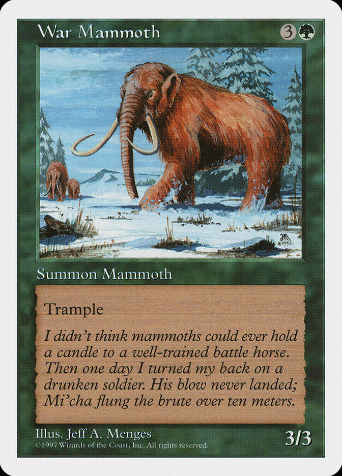 War Mammoth [Fifth Edition] | North Valley Games