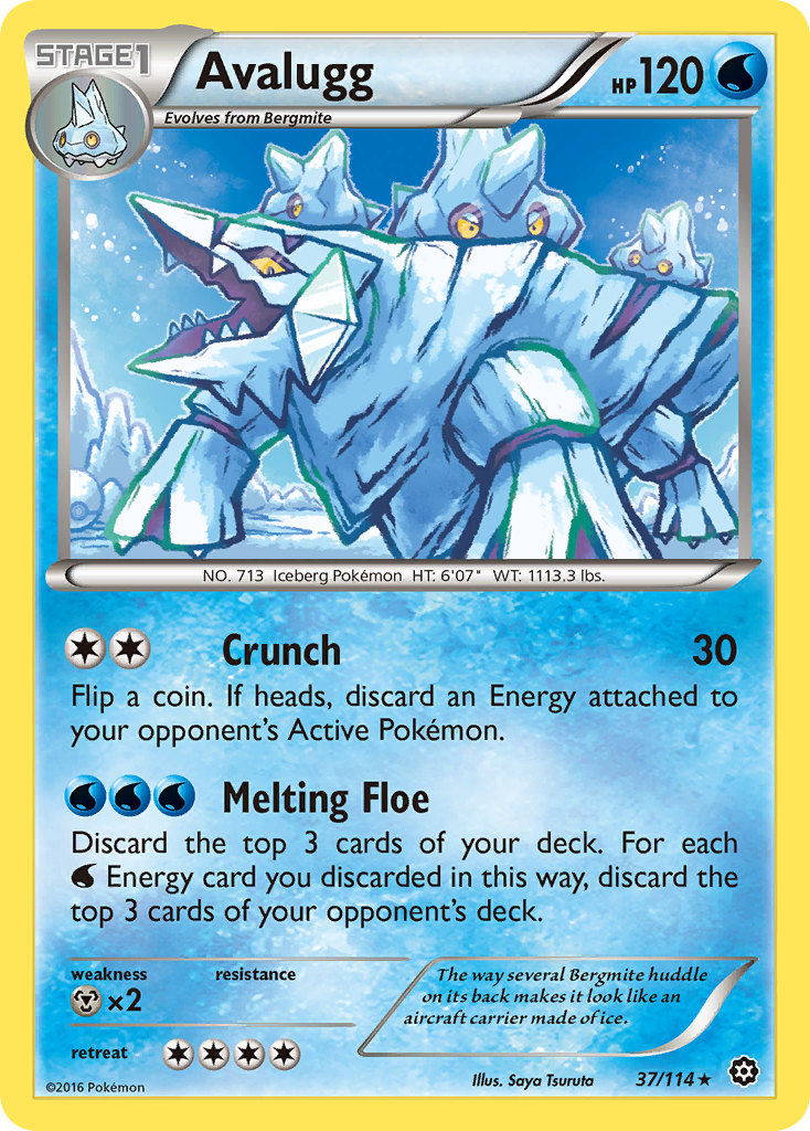 Avalugg (37/114) [XY: Steam Siege] | North Valley Games