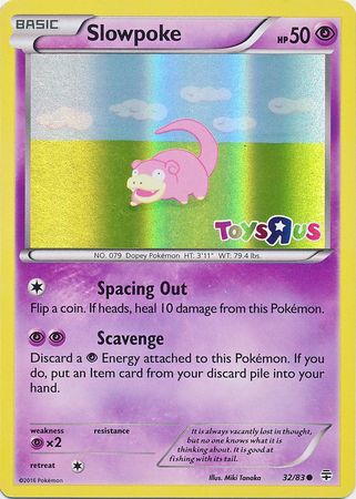Slowpoke (32/83) (Toys R Us Promo) [XY: Generations] | North Valley Games