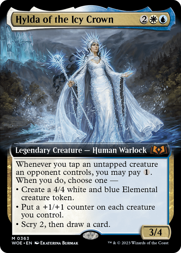 Hylda of the Icy Crown (Extended Art) [Wilds of Eldraine] | North Valley Games