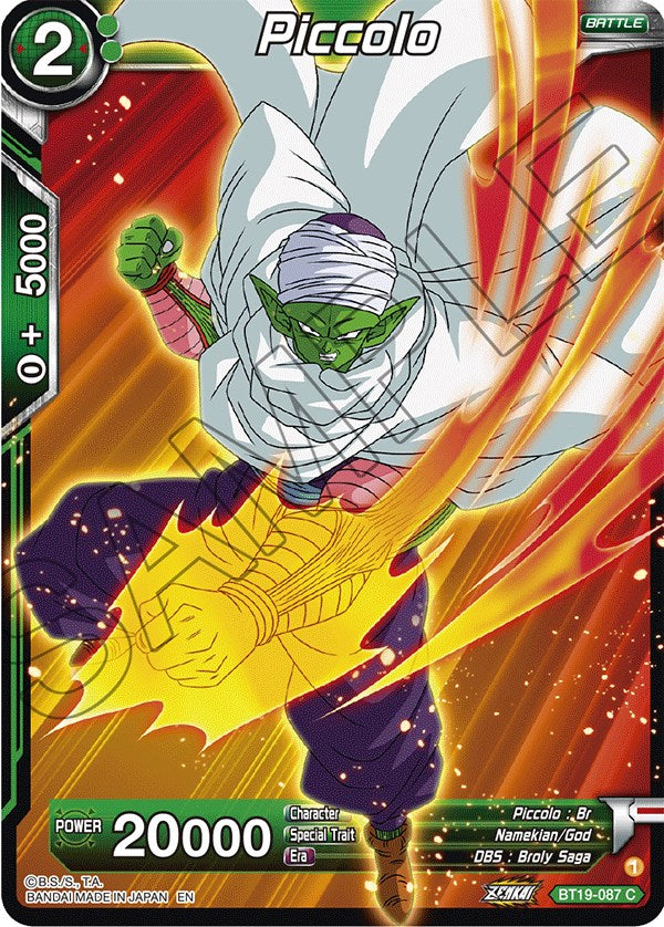 Piccolo (BT19-087) [Fighter's Ambition] | North Valley Games