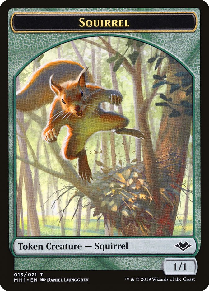 Goblin (010) // Squirrel (015) Double-Sided Token [Modern Horizons Tokens] | North Valley Games