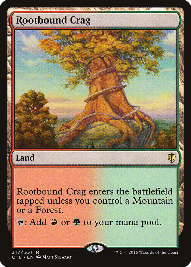 Rootbound Crag [Commander 2016] | North Valley Games