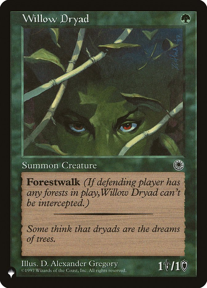 Willow Dryad [The List] | North Valley Games