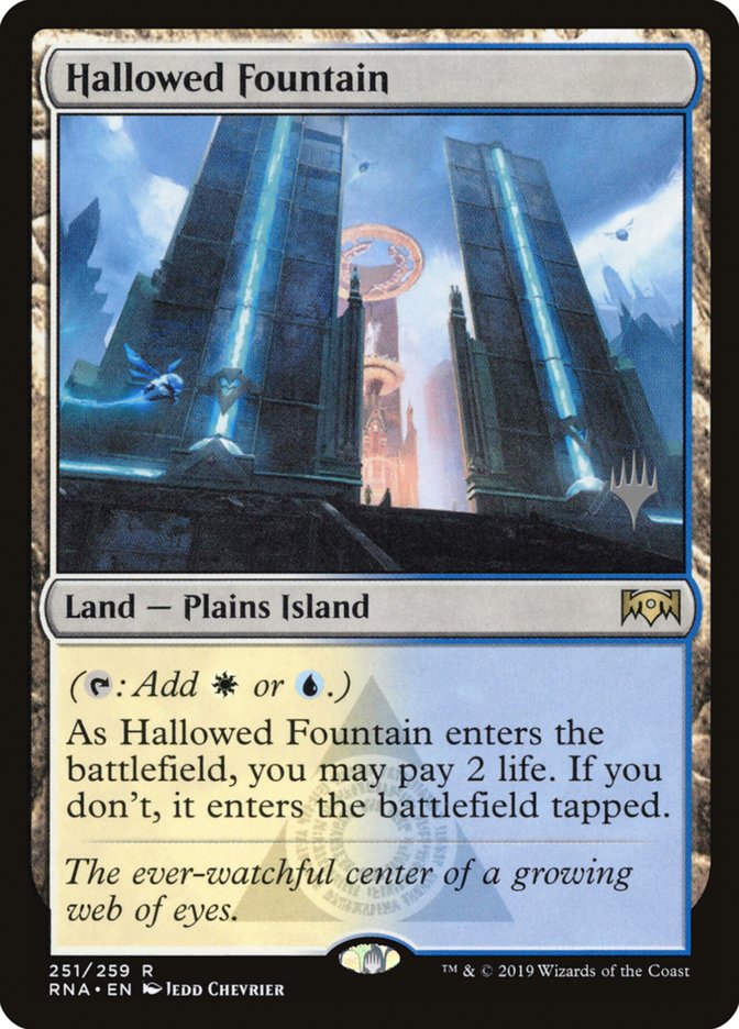 Hallowed Fountain (Promo Pack) [Ravnica Allegiance Promos] | North Valley Games