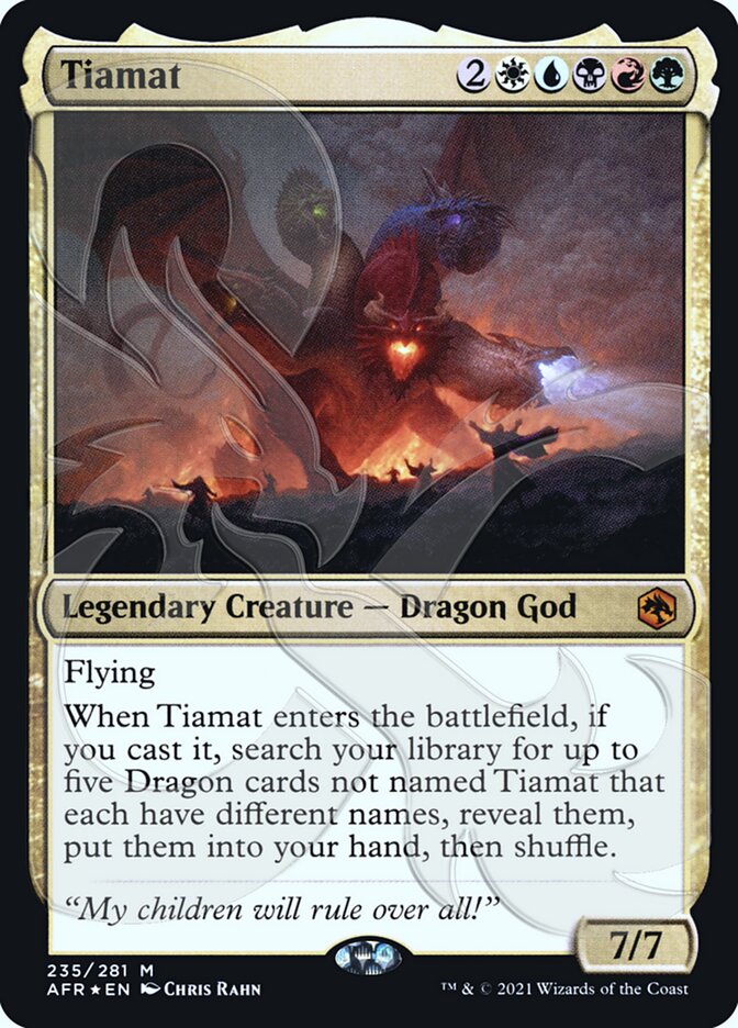 Tiamat (Ampersand Promo) [Dungeons & Dragons: Adventures in the Forgotten Realms Promos] | North Valley Games