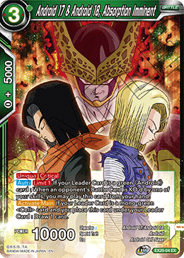 Android 17 & Android 18, Absorption Imminent (EX20-04) [Ultimate Deck 2022] | North Valley Games