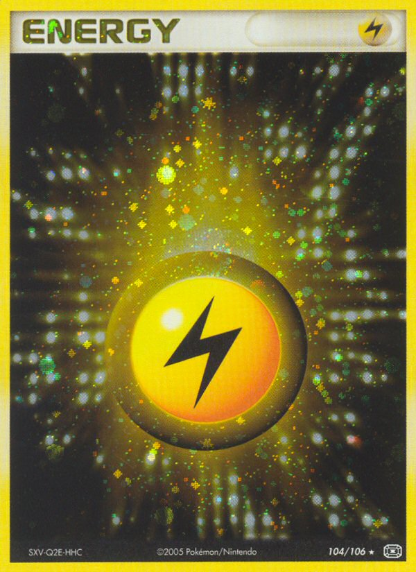 Lightning Energy (104/106) [EX: Emerald] | North Valley Games