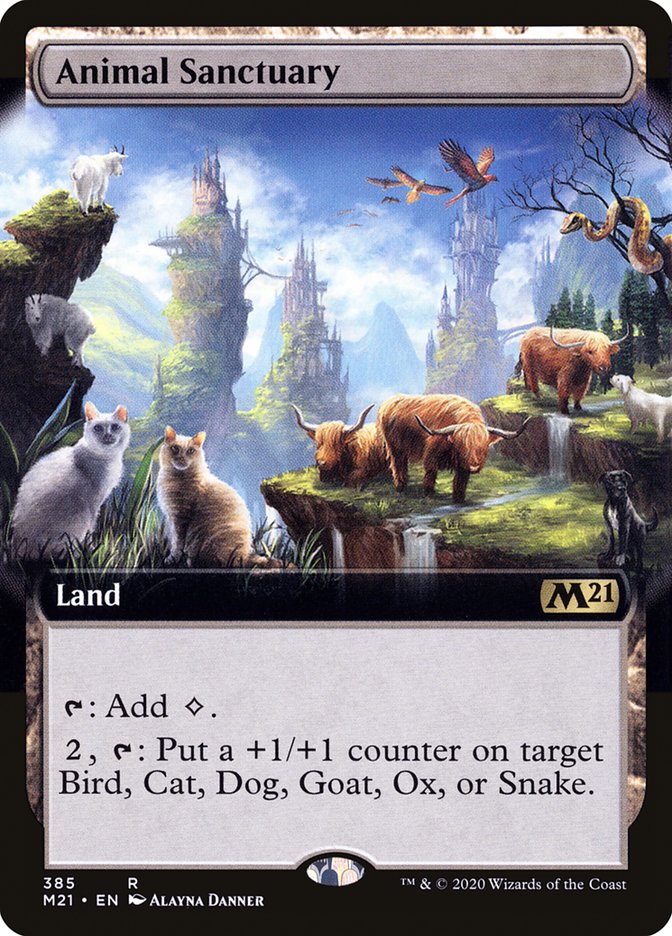 Animal Sanctuary (Extended Art) [Core Set 2021] | North Valley Games
