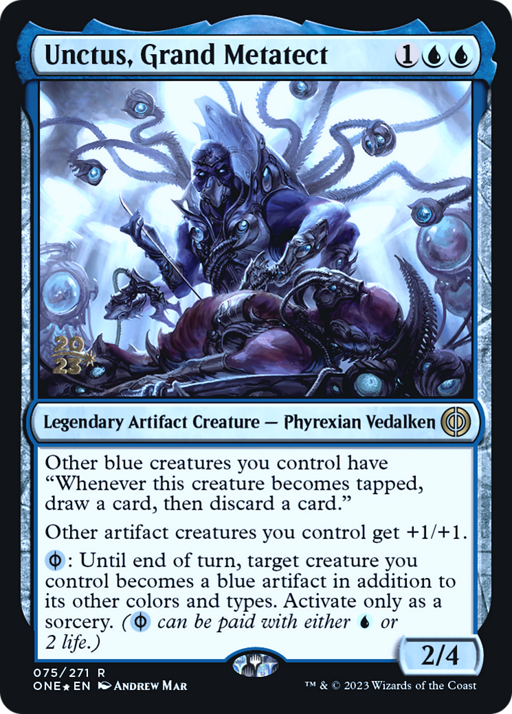 Unctus, Grand Metatect [Phyrexia: All Will Be One Prerelease Promos] | North Valley Games