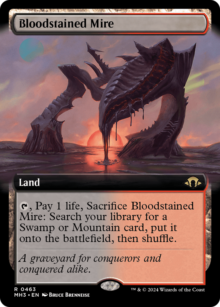 Bloodstained Mire (Extended Art) [Modern Horizons 3] | North Valley Games