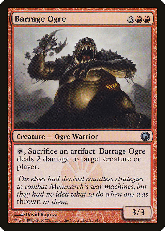 Barrage Ogre [Scars of Mirrodin] | North Valley Games