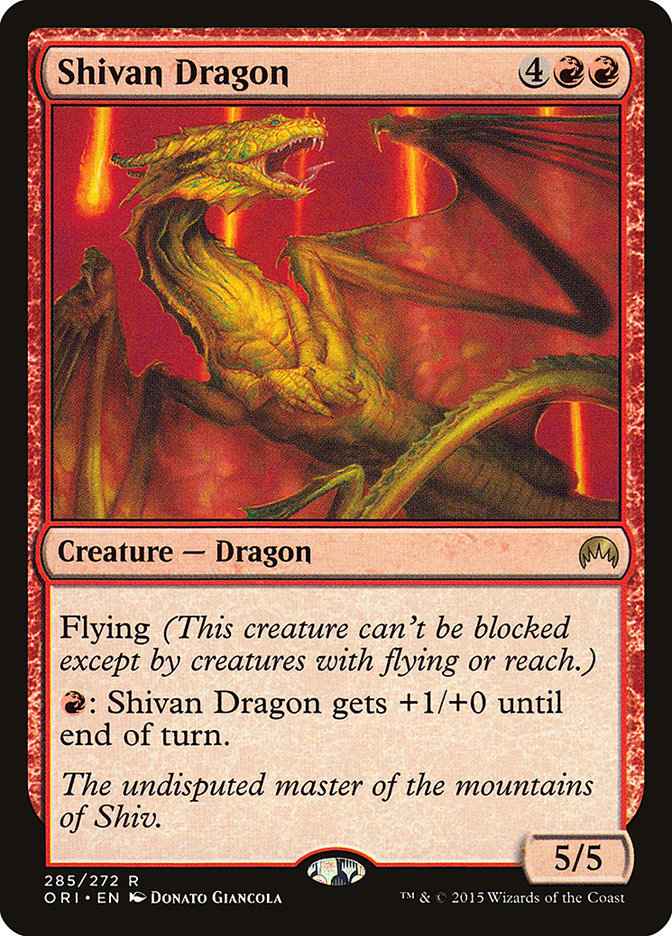 Shivan Dragon [Magic Origins] | North Valley Games