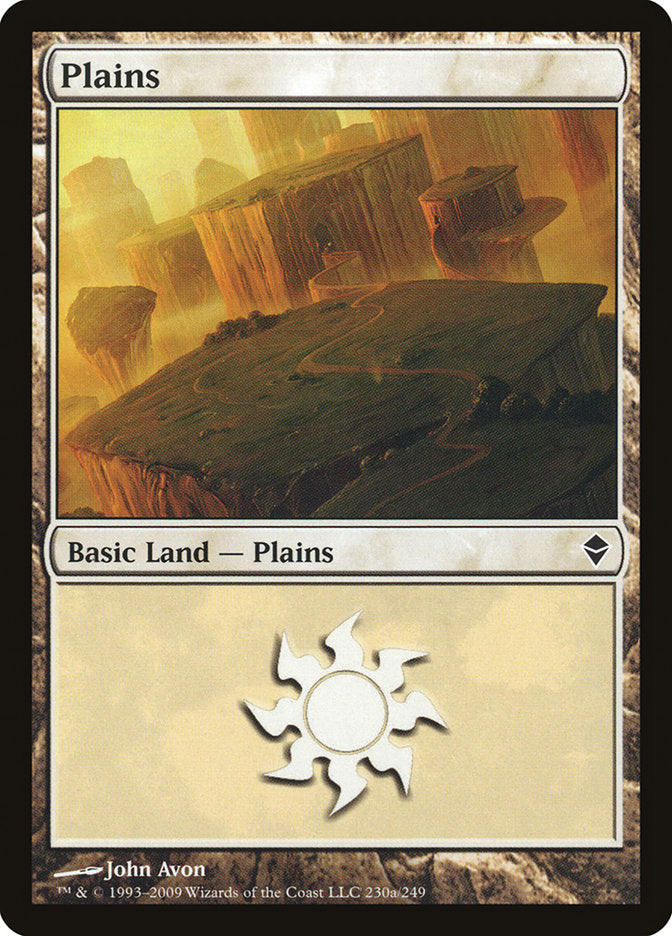 Plains (230a) [Zendikar] | North Valley Games