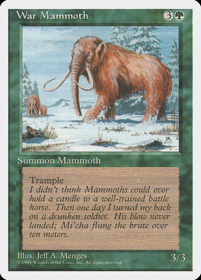 War Mammoth [Fourth Edition] | North Valley Games