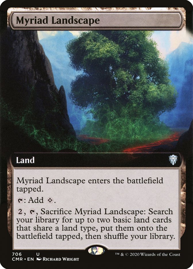 Myriad Landscape (Extended Art) [Commander Legends] | North Valley Games