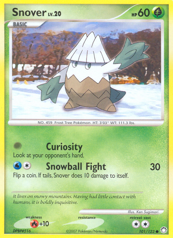 Snover (101/123) [Diamond & Pearl: Mysterious Treasures] | North Valley Games