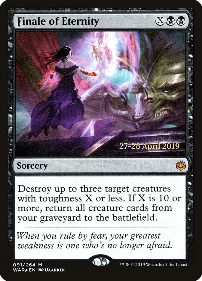 Finale of Eternity [War of the Spark Prerelease Promos] | North Valley Games