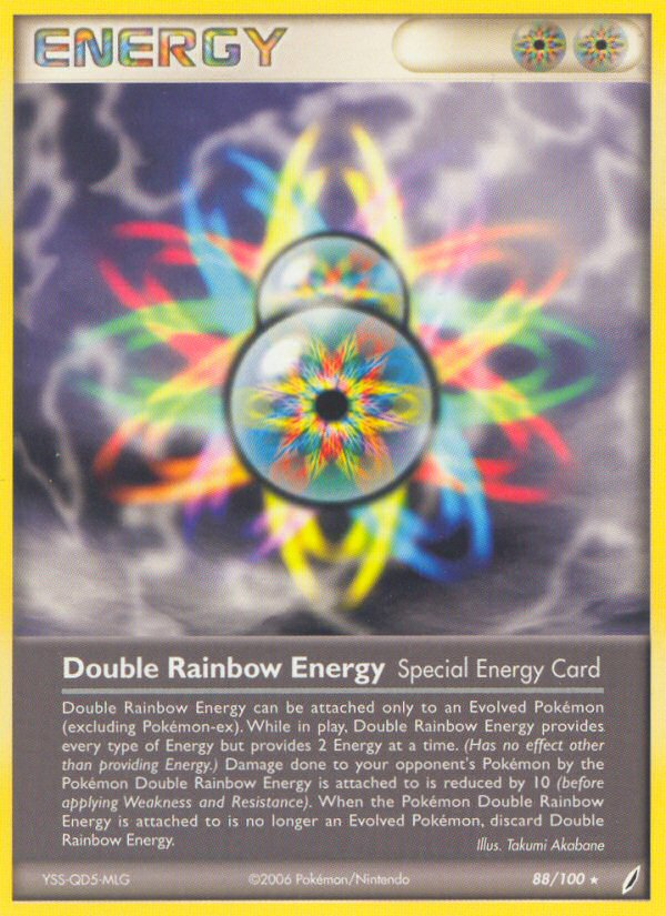 Double Rainbow Energy (88/100) [EX: Crystal Guardians] | North Valley Games