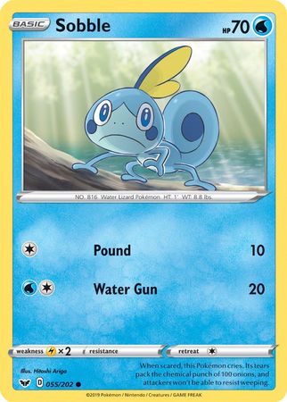 Sobble (055/202) (Premium Collection) [Sword & Shield: Base Set] | North Valley Games