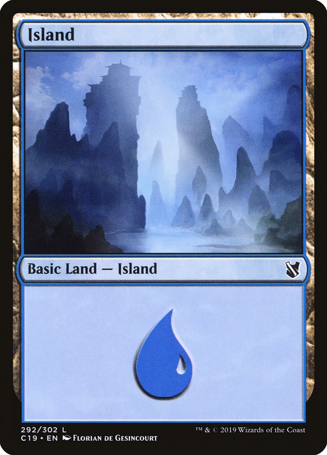 Island (292) [Commander 2019] | North Valley Games