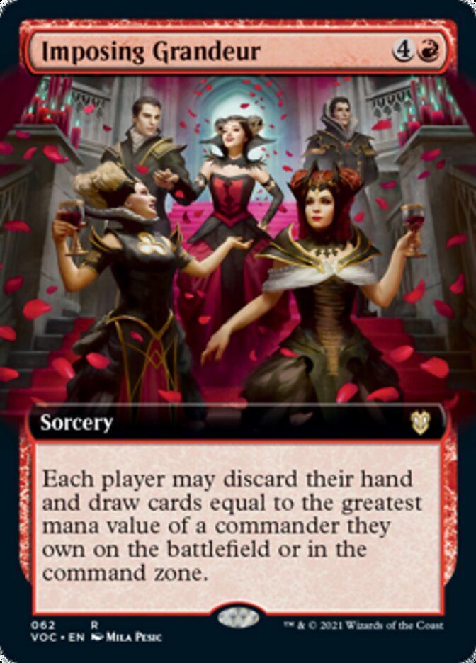 Imposing Grandeur (Extended Art) [Innistrad: Crimson Vow Commander] | North Valley Games