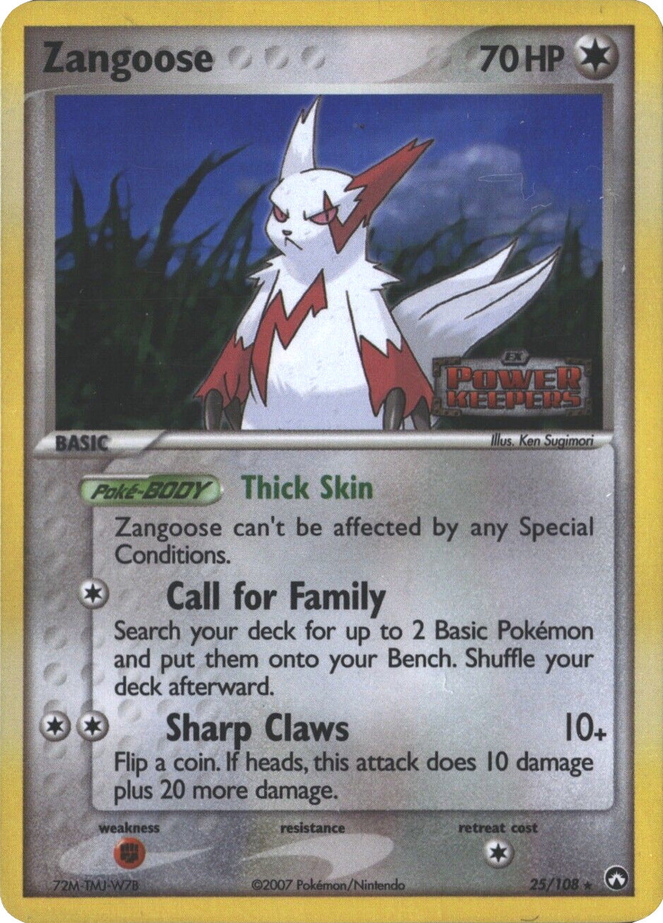 Zangoose (25/108) (Stamped) [EX: Power Keepers] | North Valley Games