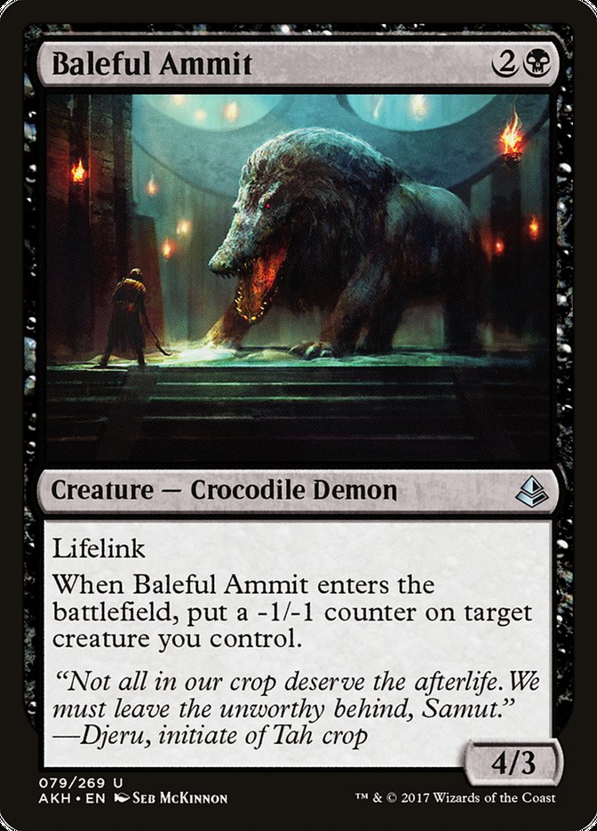 Baleful Ammit [Amonkhet] | North Valley Games