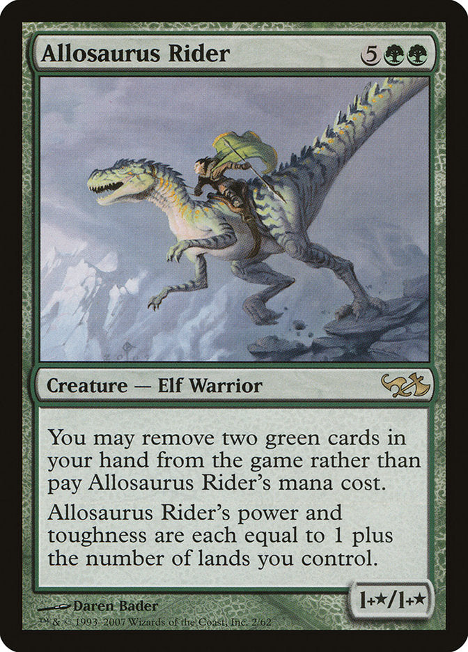 Allosaurus Rider [Duel Decks: Elves vs. Goblins] | North Valley Games