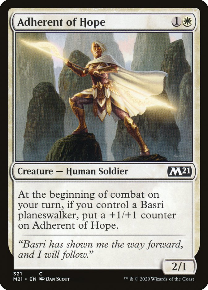 Adherent of Hope [Core Set 2021] | North Valley Games