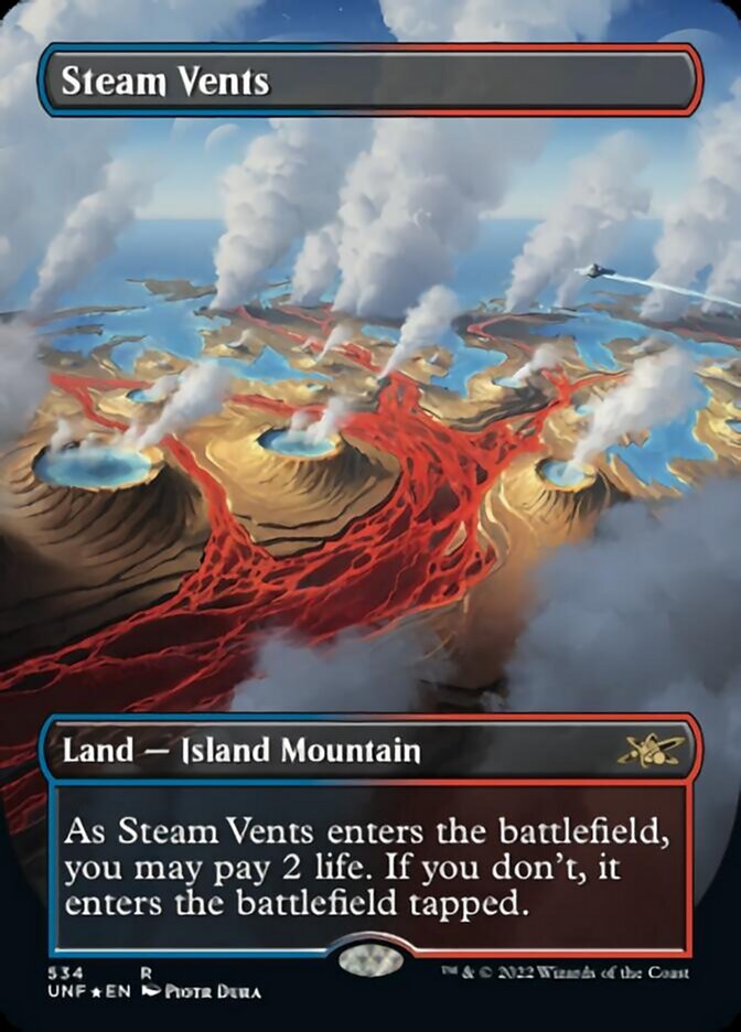Steam Vents (Borderless) (Galaxy Foil) [Unfinity] | North Valley Games
