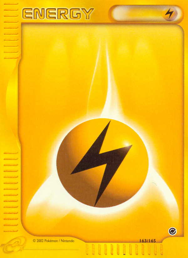 Lightning Energy (163/165) [Expedition: Base Set] | North Valley Games