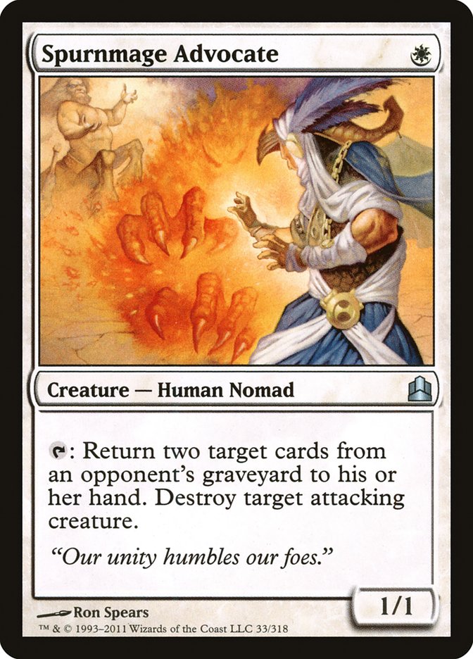 Spurnmage Advocate [Commander 2011] | North Valley Games