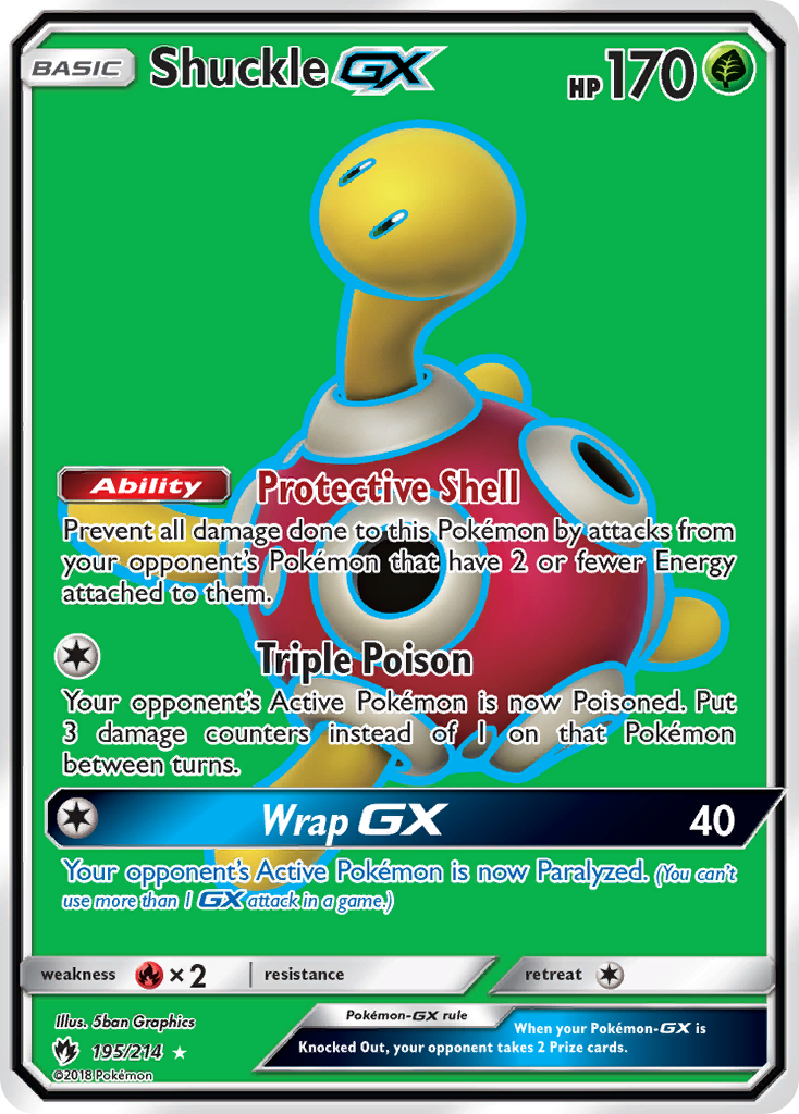 Shuckle GX (195/214) [Sun & Moon: Lost Thunder] | North Valley Games