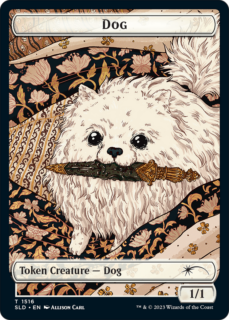 Dog // Cat Double-Sided Token [Secret Lair Commander Deck: Raining Cats and Dogs Tokens] | North Valley Games