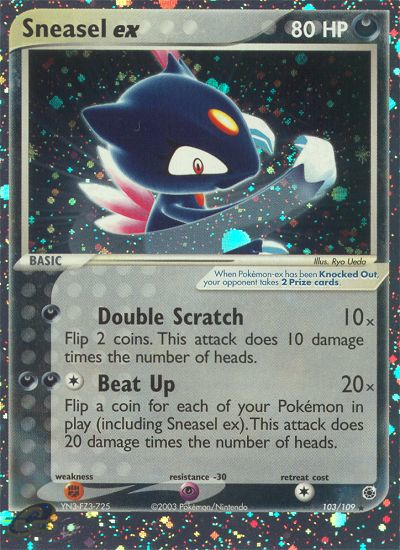 Sneasel ex (103/109) [EX: Ruby & Sapphire] | North Valley Games