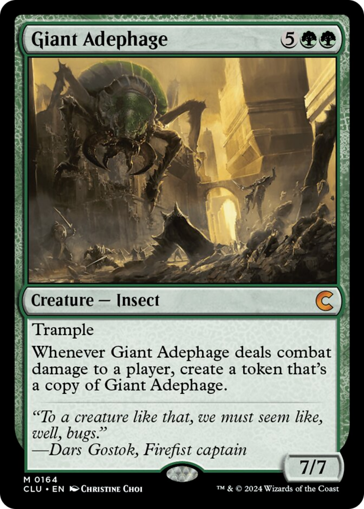 Giant Adephage [Ravnica: Clue Edition] | North Valley Games