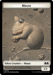 Mouse // Food (0011) Double-Sided Token [Wilds of Eldraine Tokens] | North Valley Games