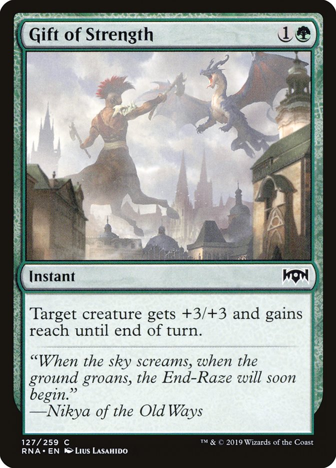 Gift of Strength [Ravnica Allegiance] | North Valley Games