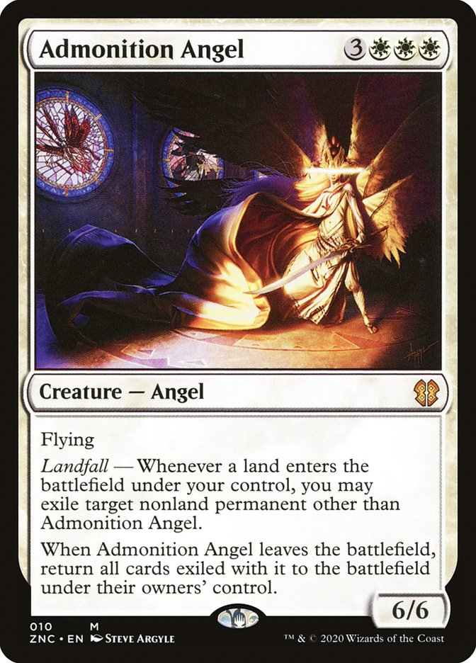 Admonition Angel [Zendikar Rising Commander] | North Valley Games