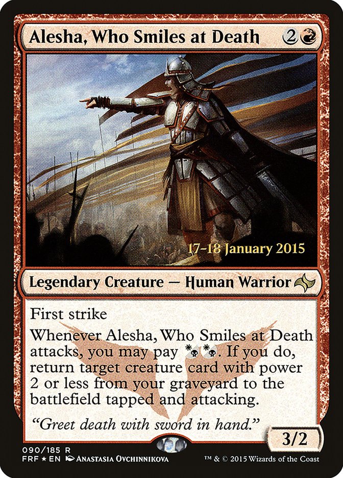 Alesha, Who Smiles at Death [Fate Reforged Prerelease Promos] | North Valley Games
