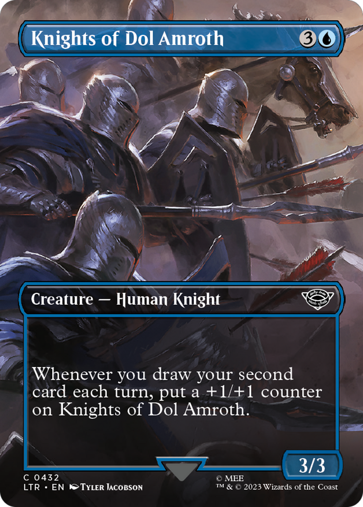 Knights of Dol Amroth (Borderless Alternate Art) [The Lord of the Rings: Tales of Middle-Earth] | North Valley Games